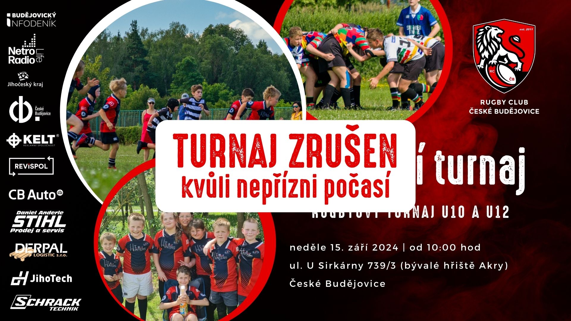 Pozvánka na domácí turnaj dětí U10 a U12