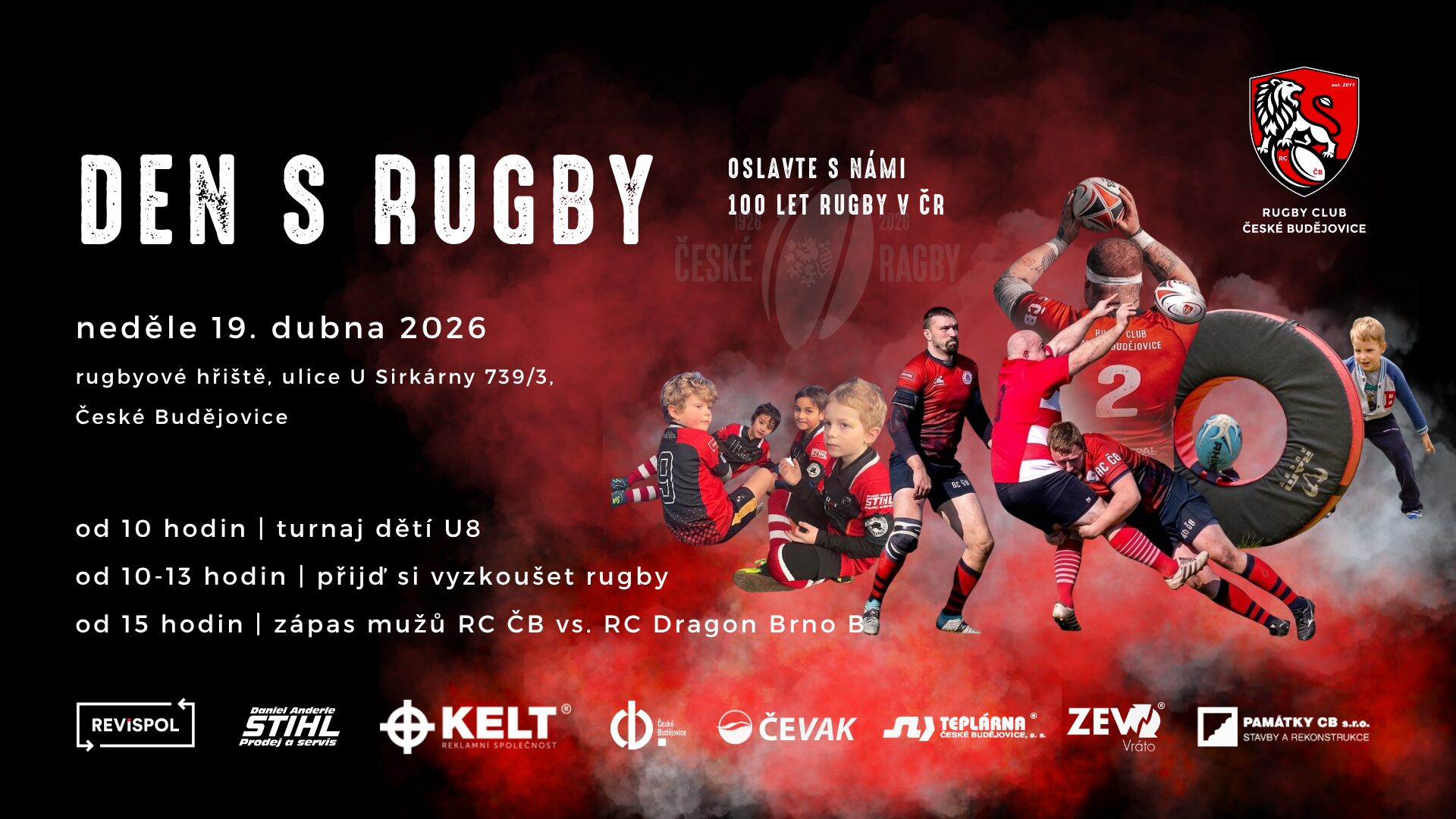 Pozvánka na Den s rugby