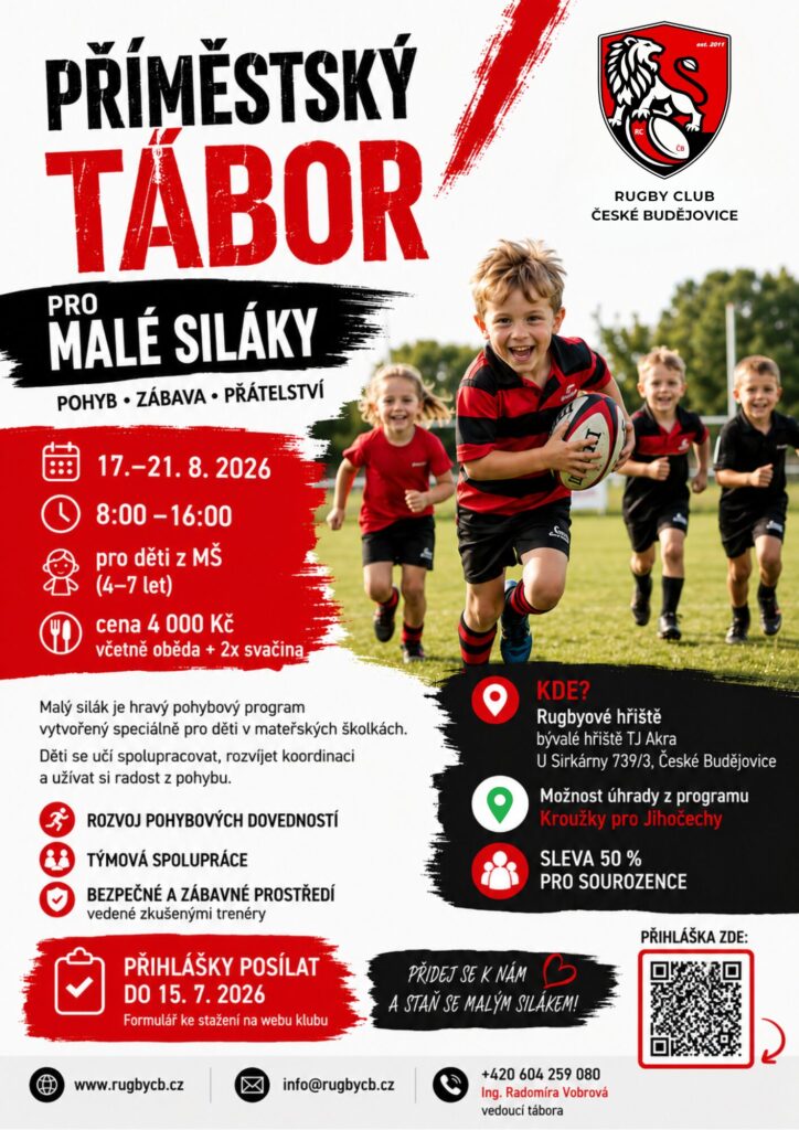 Příměstský tábor pro Malé siláky - leták